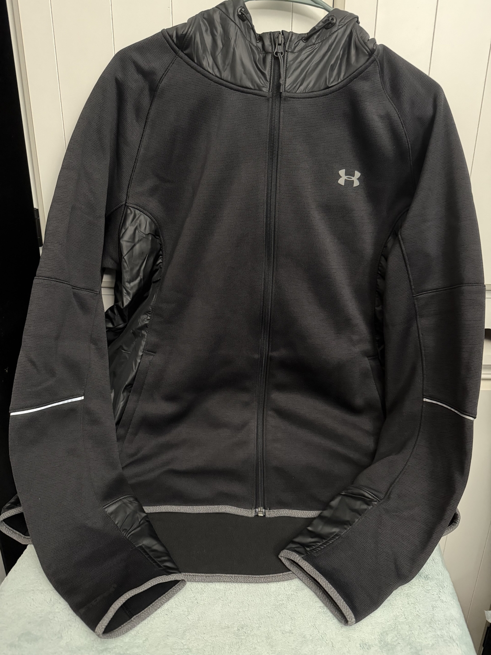 Under Armour Black Hooded Performance Full-Zip Jacket